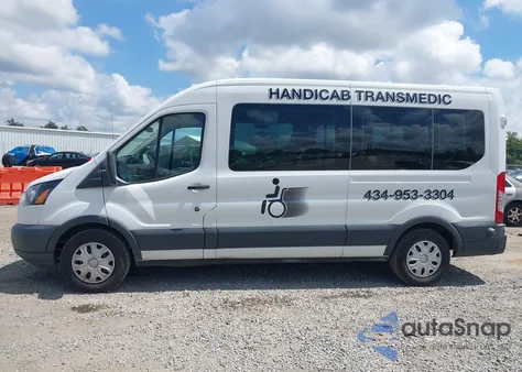 2018 Ford Transit-350 Xl z USA, uszkodzony, nr VIN 1FDZX2CM9JKA81191